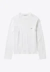 1989 Studio Long-sleeved T-shirt With Embroidered Logo In White