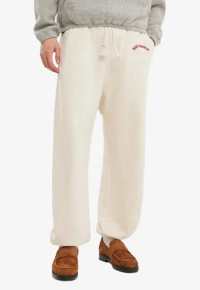 1989 Studio Logo-embroidered Track Pants In White