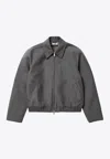 1989 Studio Light Zip-up Jacket Dark Grey In Gray