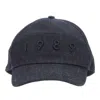 1989 Studio Logo Embroidery Denim Baseball Cap In Blue