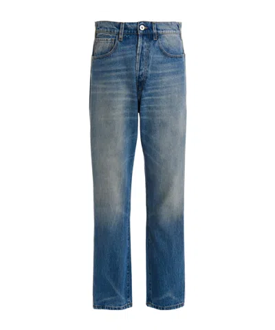 1989 Studio Logo Print Jeans In Blue