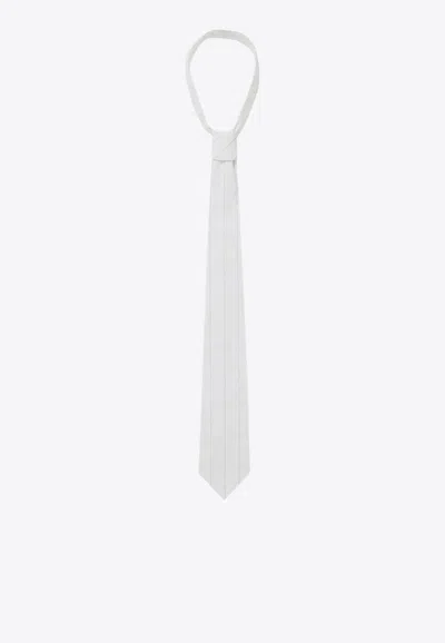 1989 Studio Logo Striped Tie