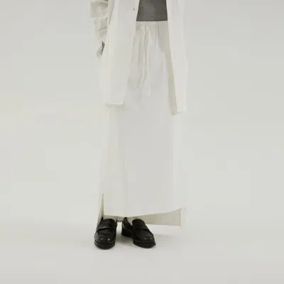 1989 Studio Long Asymmetric Skirt White