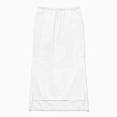 1989 Studio Long Asymmetric Skirt In White