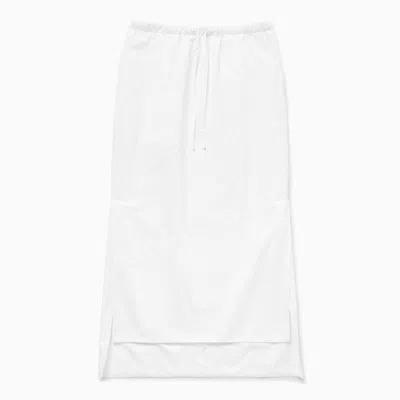 1989 Studio Long Asymmetric Skirt White