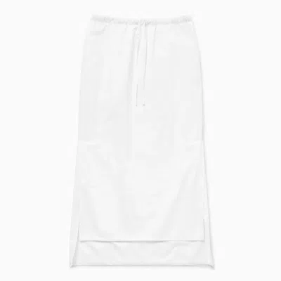 1989 Studio Long Asymmetric Skirt White
