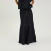 1989 Studio Flared Maxi Denim Skirt In Blue
