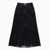 1989 Studio Flared Maxi Denim Skirt