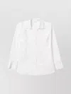 1989 Studio Striped Long-sleeved Shirt Dress In White