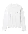 1989 Studio Long-sleeved T-shirt With Embroidered Logo In White