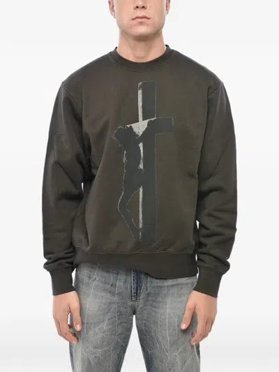 1989 Studio Long-sleeve Round-neck Sweatshirt In Gray