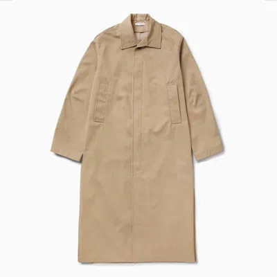 1989 Studio Solid Color Trench Coat With Hidden Buttoning In Brown