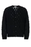 1989 Studio Black Mohair Blend Cardigan In Black