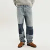 1989 Studio Smart Denim Pants Patches In Blue
