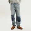 1989 Studio Malin Denim Pants With Patches In Blue