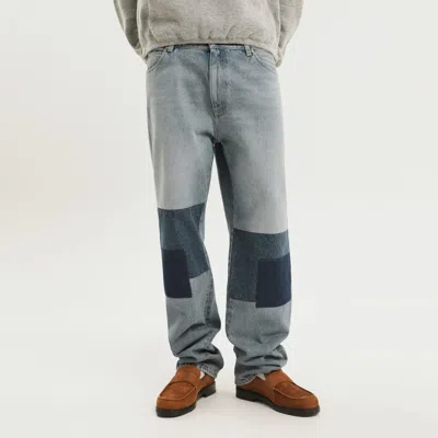 1989 Studio Malin Denim Pants With Patches In Blue