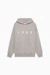 1989 Studio Man's 1989 Logo Hoodie In Gray
