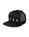1989 Studio Mesh Cap With Embossed Embroidery In Black