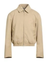 1989 Studio Solid Color Lightweight Jacket With Embroidered Logo In Brown
