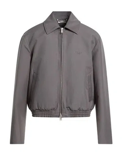 1989 Studio Man Jacket Grey Size 40 Cotton, Silk In Gray