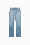 1989 Studio Woman's Moto Denim Jeans In Blue