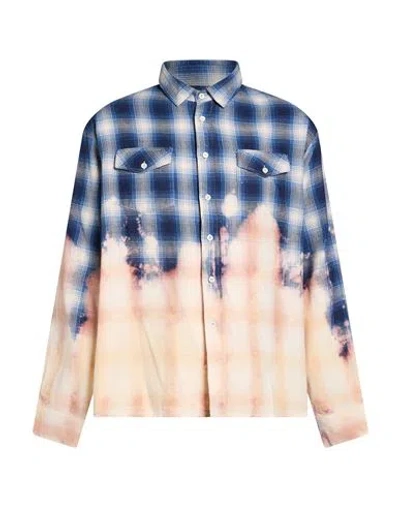 1989 Studio Man Shirt Blue Size Xl Cotton