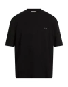 1989 Studio Crew Neck Cotton T-shirt With Embroidered Logo In Black