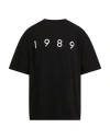1989 Studio Man T-shirt Black Size S Cotton In Black