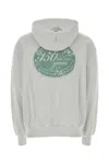 1989 Studio Melange Grey Cotton Sweatshirt In Oatmealgrey