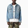 1989 Studio Logo-embossed Denim Jacket In Blue