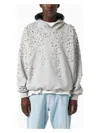 1989 Studio Crystals Embroidered Sweatshirt Oatmeal Grey In Grey