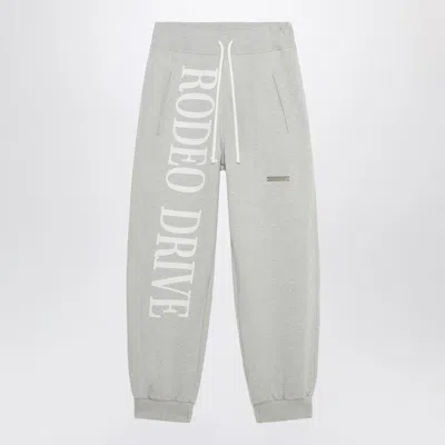 1989 Studio Rodeo Melange Tracksuit Trousers In Grey