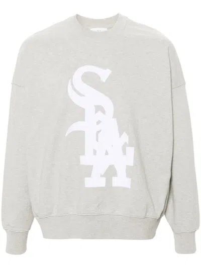 1989 Studio Midwest Relaxed Sweatshirt Oatmeal Grey