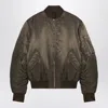 1989 Studio Embroidered 1989 Bomber Jacket In Brown