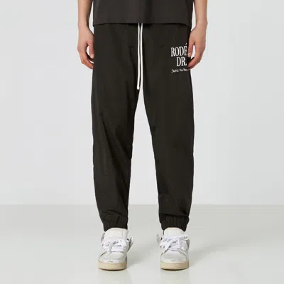1989 Studio Nylon Trackpants Rodeo In Black