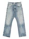 1989 Studio Osaka Faded Jeans In Gold