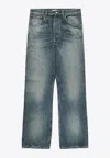 1989 Studio Osaka Faded Straight-leg Jeans