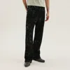 1989 Studio Pantaloni Rhodesian Spot In Denim In Black