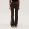 1989 Studio Flared Pinstripe Pattern Pants Striped In Brown