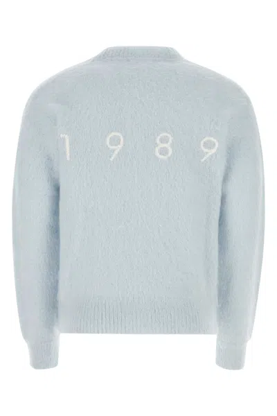 1989 STUDIO PASTEL LIGHT BLUE MOHAIR BLEND CARDIGAN
