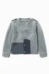 1989 Studio Patched Denim Jacket In Blue