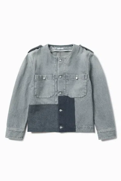 1989 Studio Patched Denim Jacket In Blue