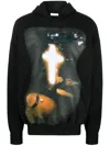 1989 Studio Graphic Divine Hoodie Kangaroo Pocket In Black