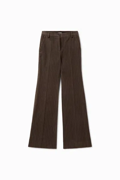 1989 Studio Pinstripe Flared Pant In Black