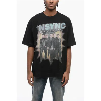 1989 Studio Printed Nsync Celebrity Crew-neck T-shirt In Black