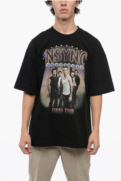 1989 Studio Printed Nsync Celebrity Crewneck T-shirt In Black