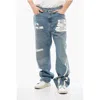 1989 Studio Straight Denim Jeans With Tape Details In Blue