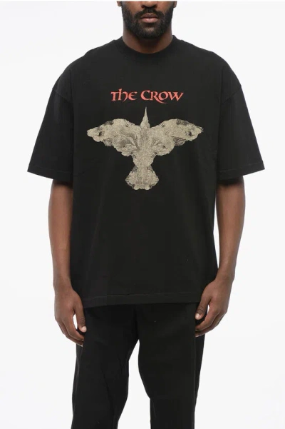 1989 Studio Printed The Crow Crew-neck T-shirt In Black