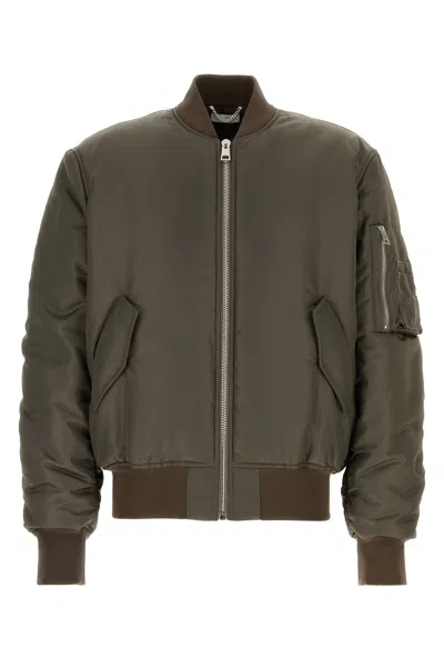 1989 Studio Back Logo Pilot Casual Jacket In Brown