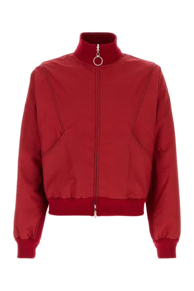 1989 STUDIO RED COTTON BOMBER JACKET